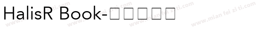 HalisR Book字体转换